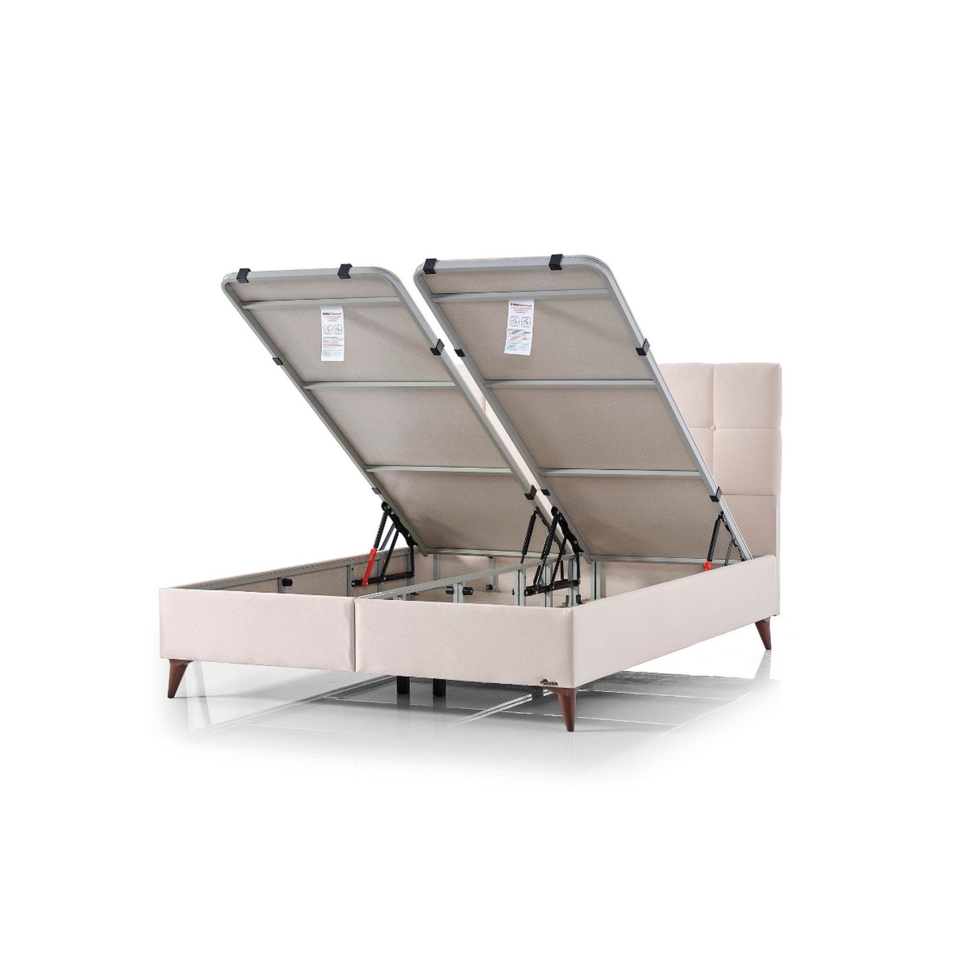 Pat OPTIMUM 160x200, personalizabil gama Oferta Avantaj, cu somiera si spatiu depozitare