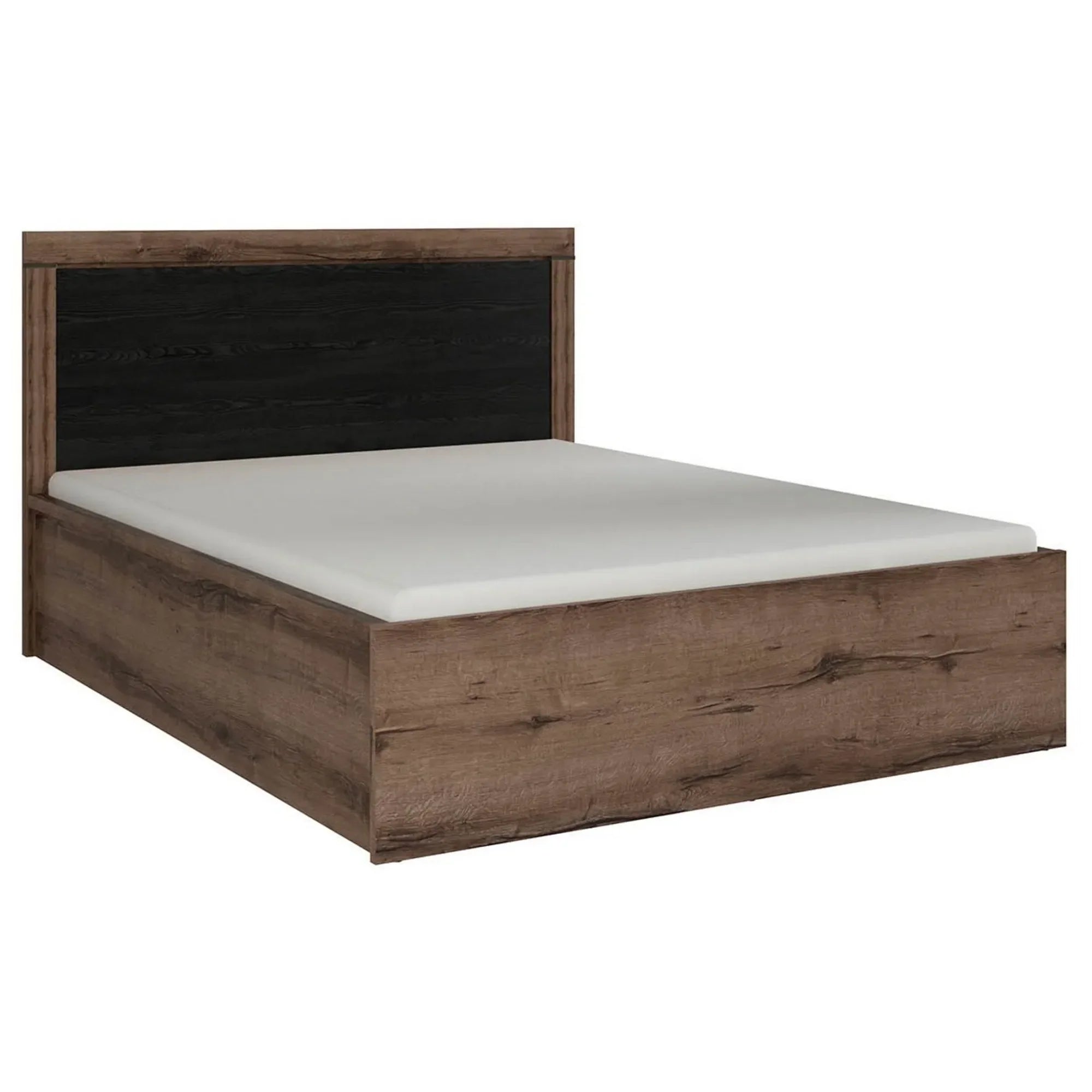 Pat 160x200 BERGEN OCN-28803, stejar/negru