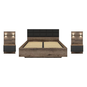 Pat 160x200 BERGEN OCN-28839, nuc/negru