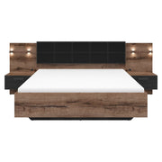 Pat 160x200 BERGEN OCN-28841, nuc/negru