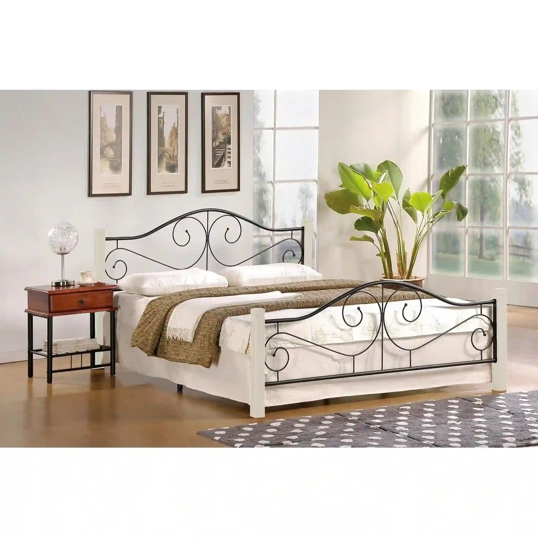 Pat 160x200 HOUSTON OCN-36858, negru