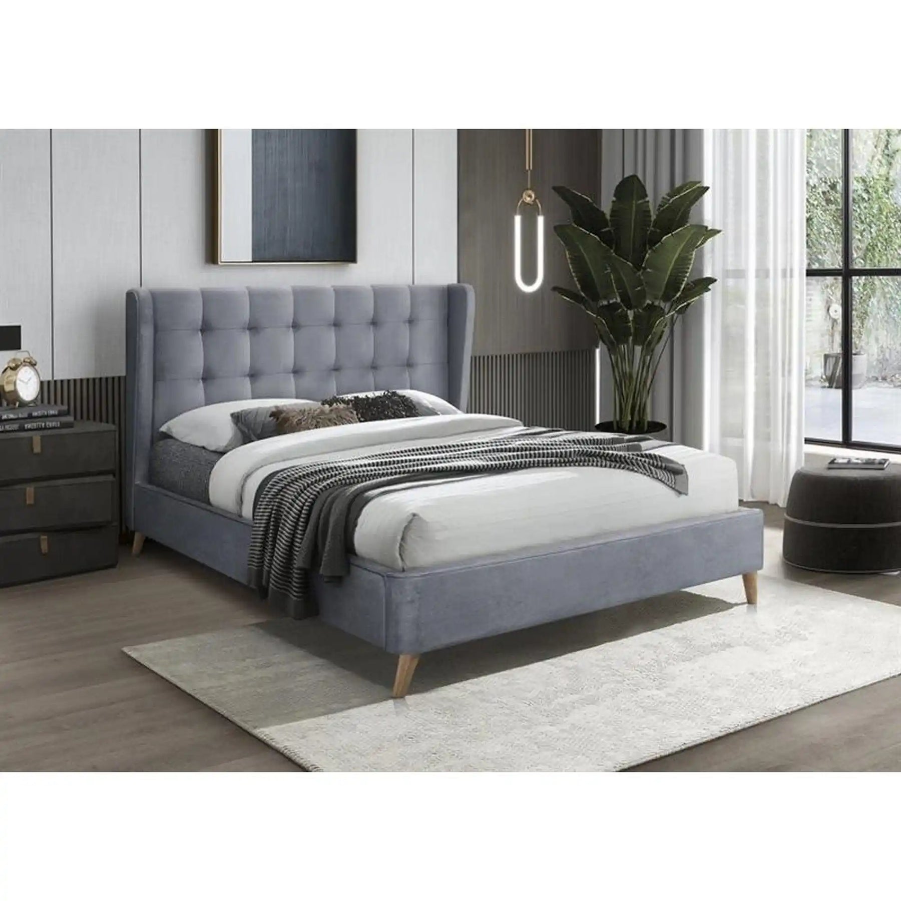Pat 160x200 HOUSTON OCN-36893, gri
