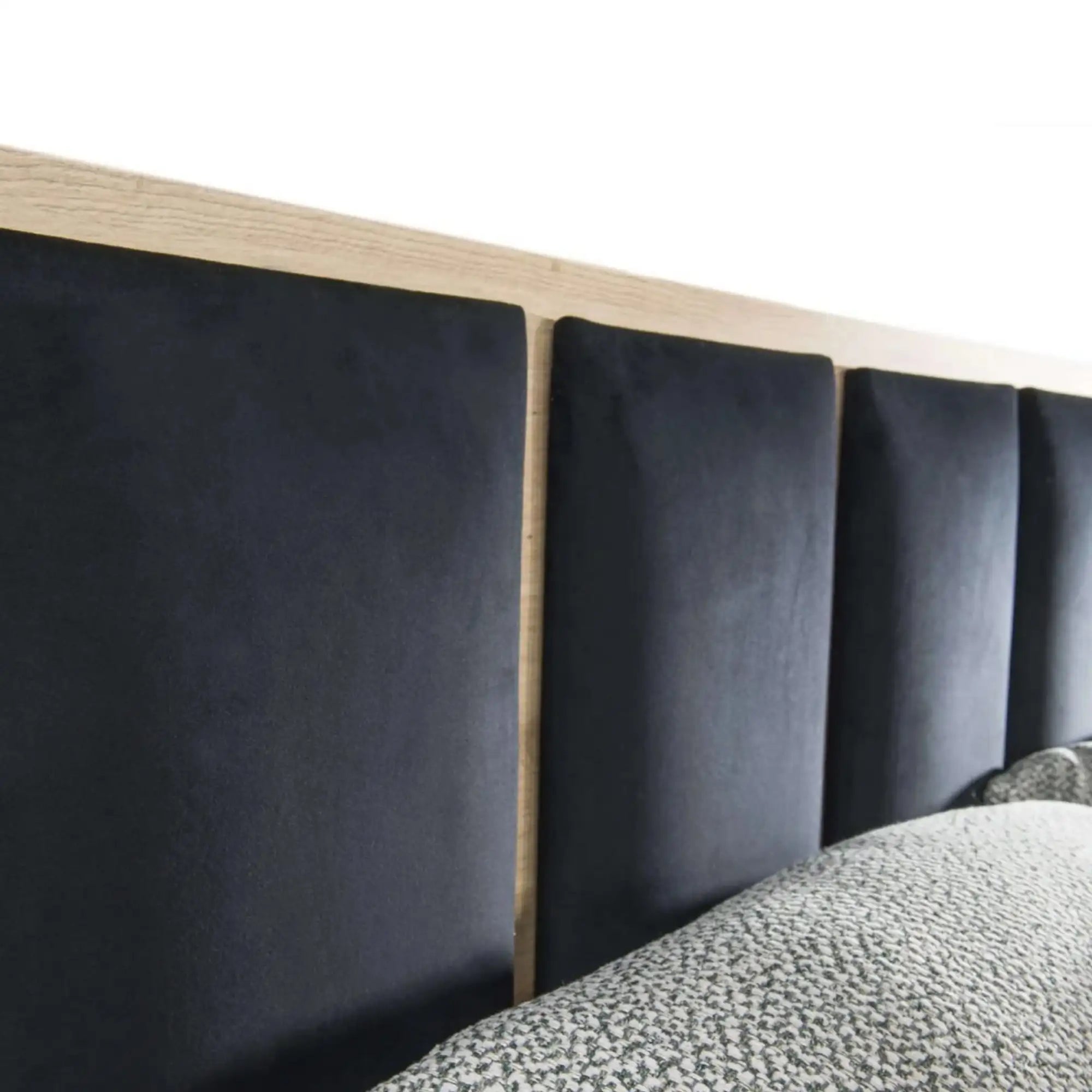 Pat 160x200 HOUSTON OCN-36913, stejar artisan/negru