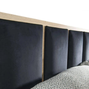 Pat 160x200 HOUSTON OCN-36913, stejar artisan/negru