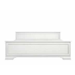 Pat Idento LOZ 180x200, alb, PAL/metal, cu somiera si sertare