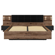 Pat 180x200 BERGEN OCN-28700, nuc/negru