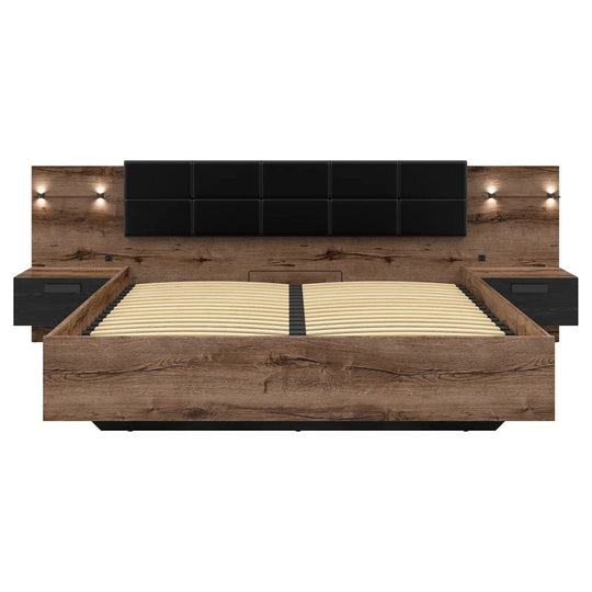 Pat 180x200 BERGEN OCN-28700, nuc/negru