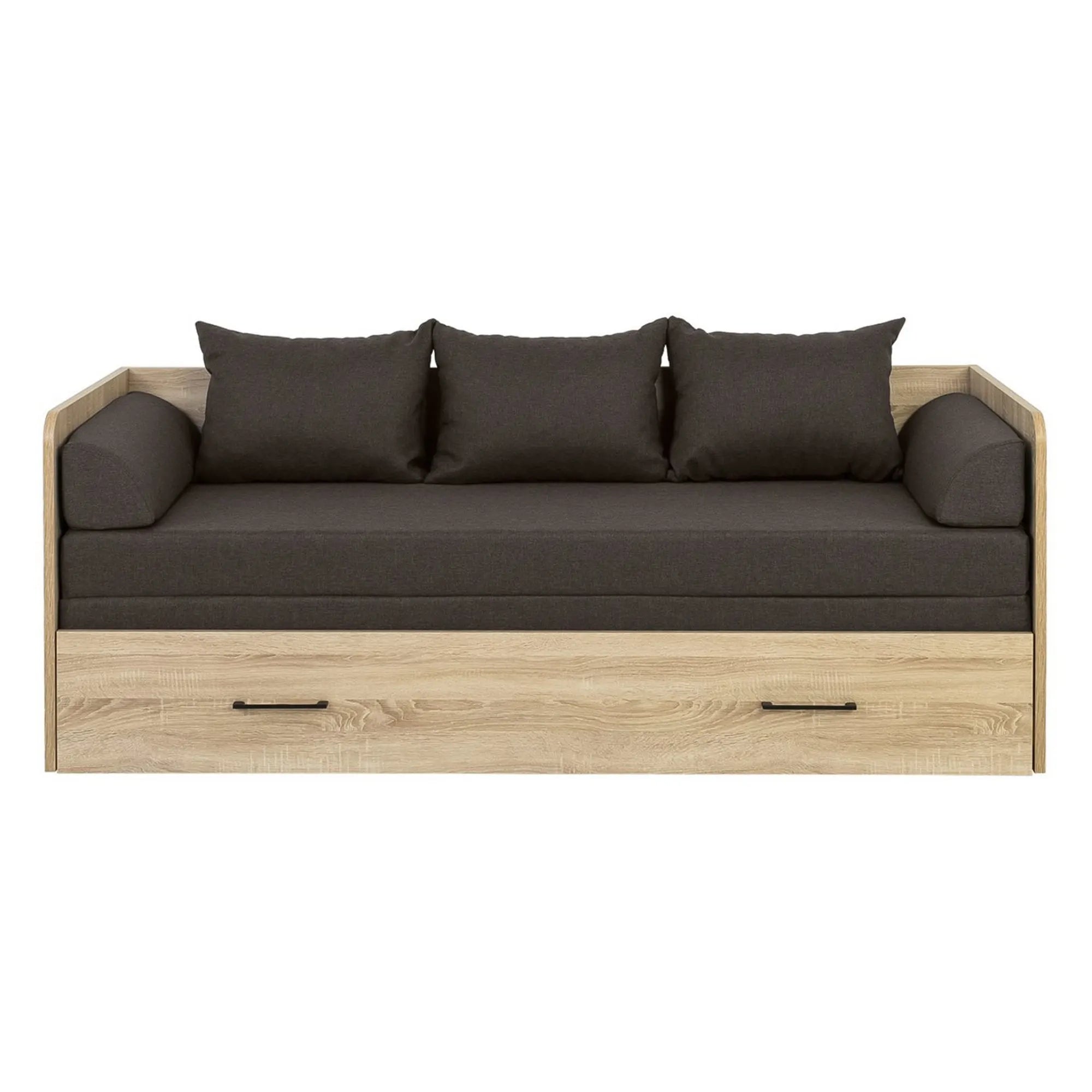 Pat 80/160x200 BERGEN OCN-28814, stejar sonoma/maro