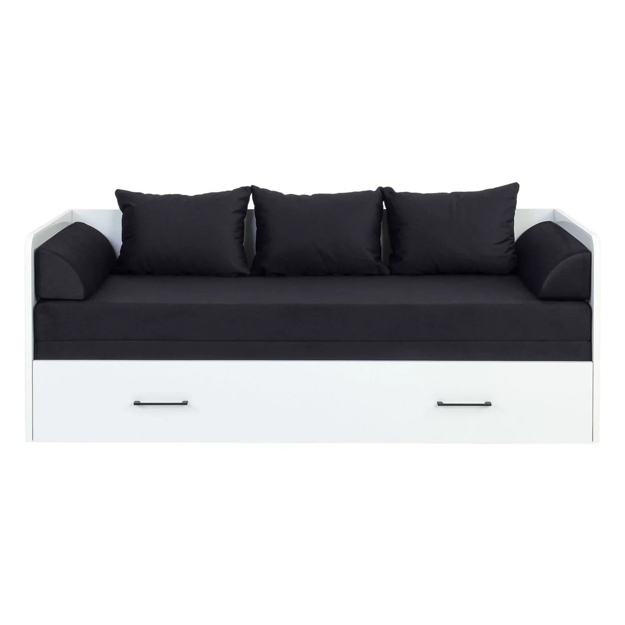 Pat 80/160x200 BERGEN OCN-28826, alb/negru