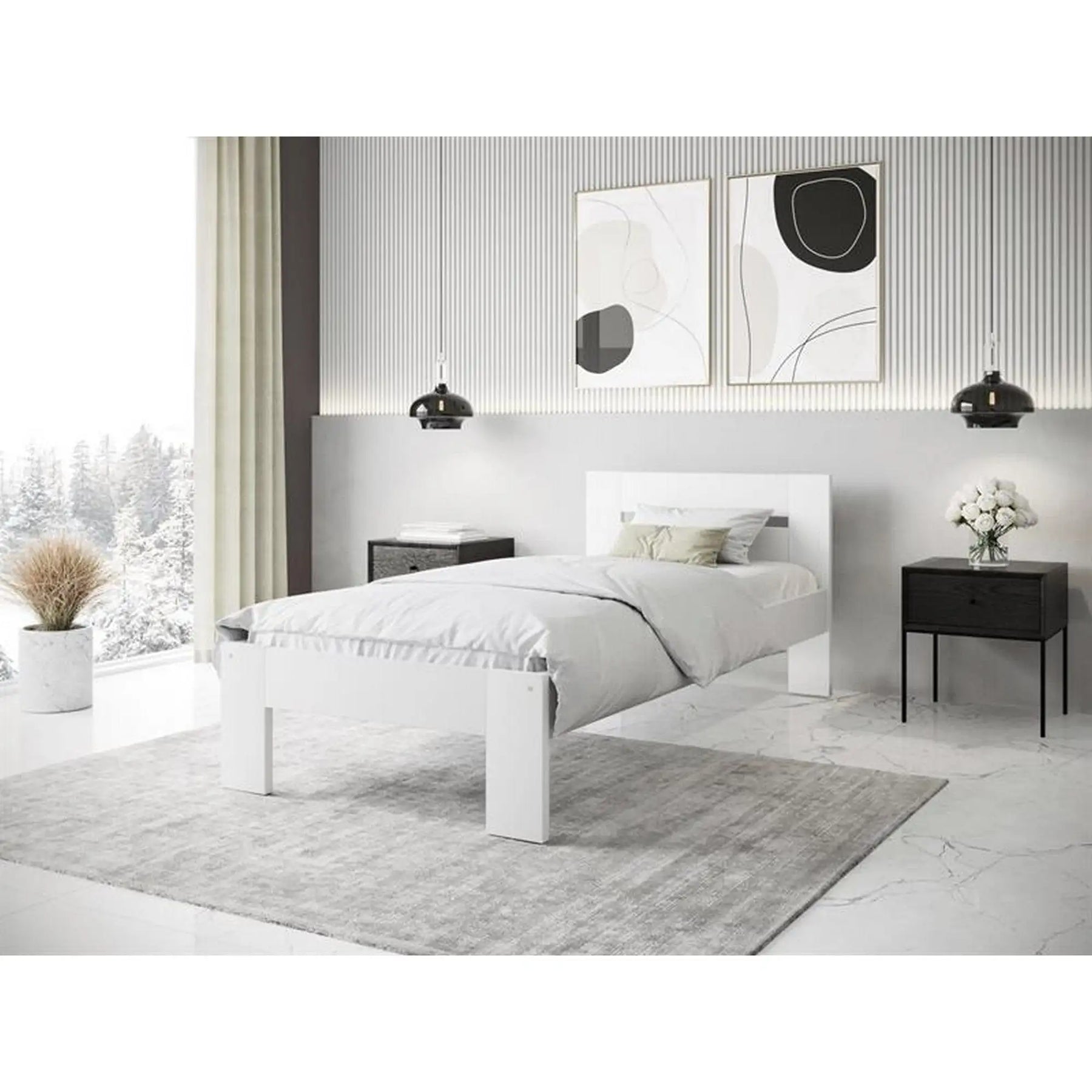 Pat 90x200 HOUSTON OCN-36894, alb/fag