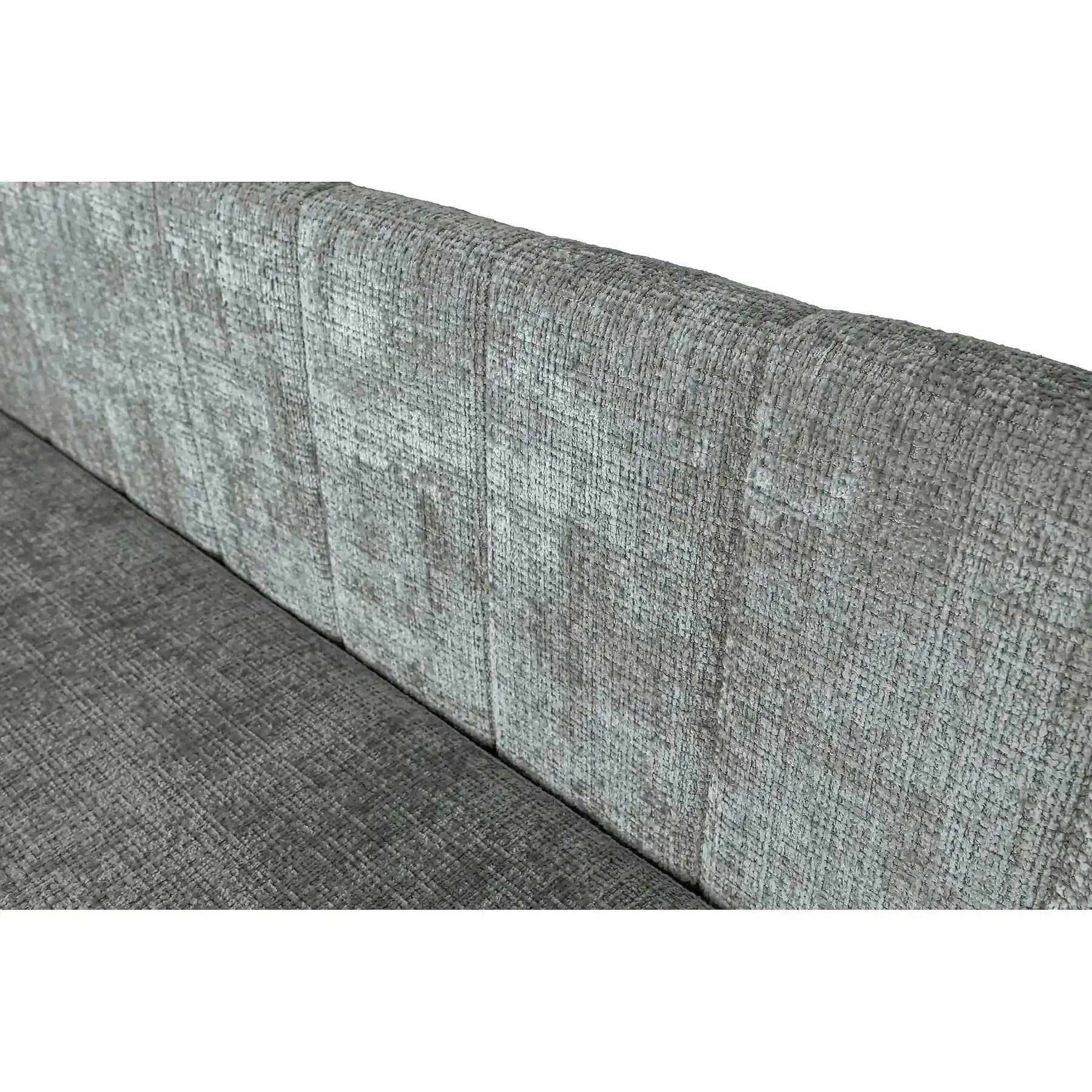 Pat RICKY, stofă/lemn, gri - Cremona 96, 100×210×82 cm