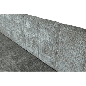 Pat RICKY, stofă/lemn, gri - Cremona 96, 100×210×82 cm