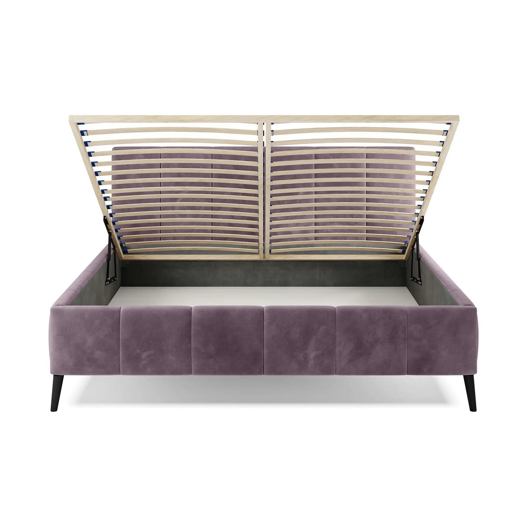 Pat RIVA SR, stofă/burete/metal, violet - Whisper 14, 178×222×109 cm