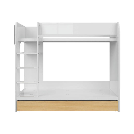 Pat supraetajat 80x180 BERGEN OCN-28824, alb lucios