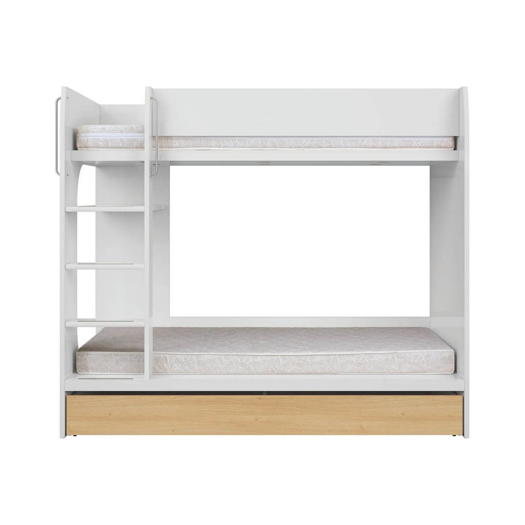 Pat supraetajat 80x180 BERGEN OCN-28824, alb lucios