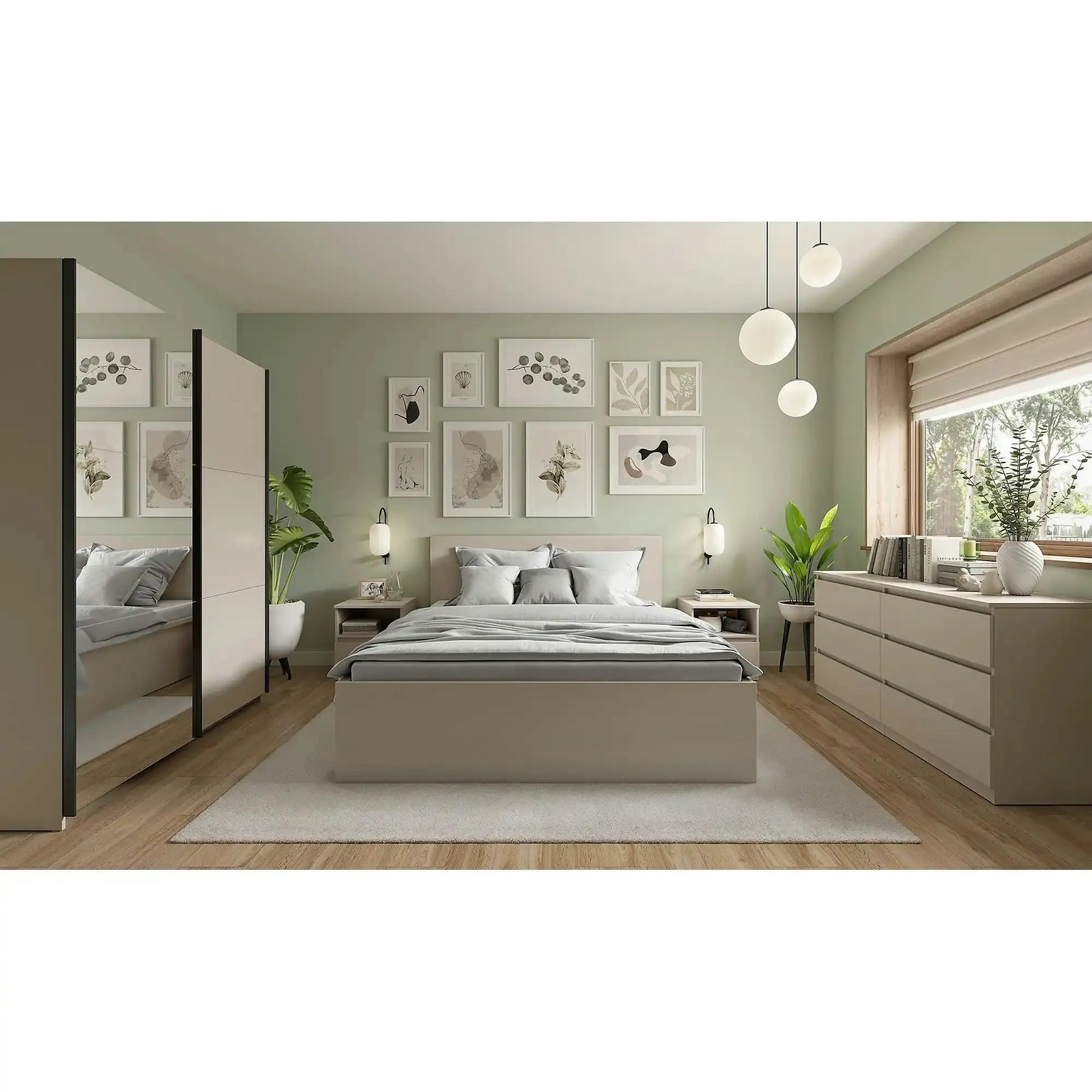 Pat TETRIX, PAL laminat, casmir, 129×204.5×95 cm