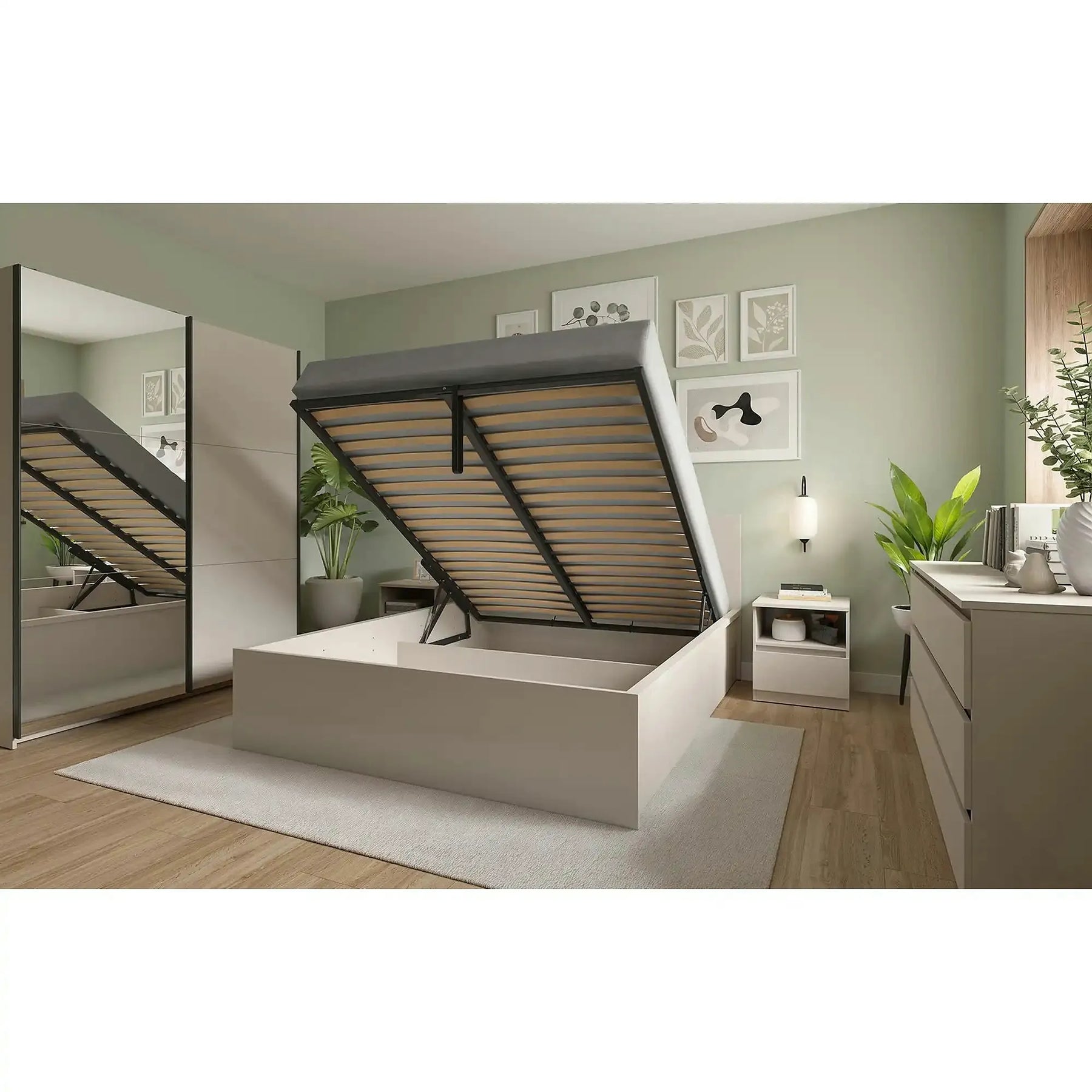 Pat TETRIX, PAL laminat, casmir, 129×204.5×95 cm