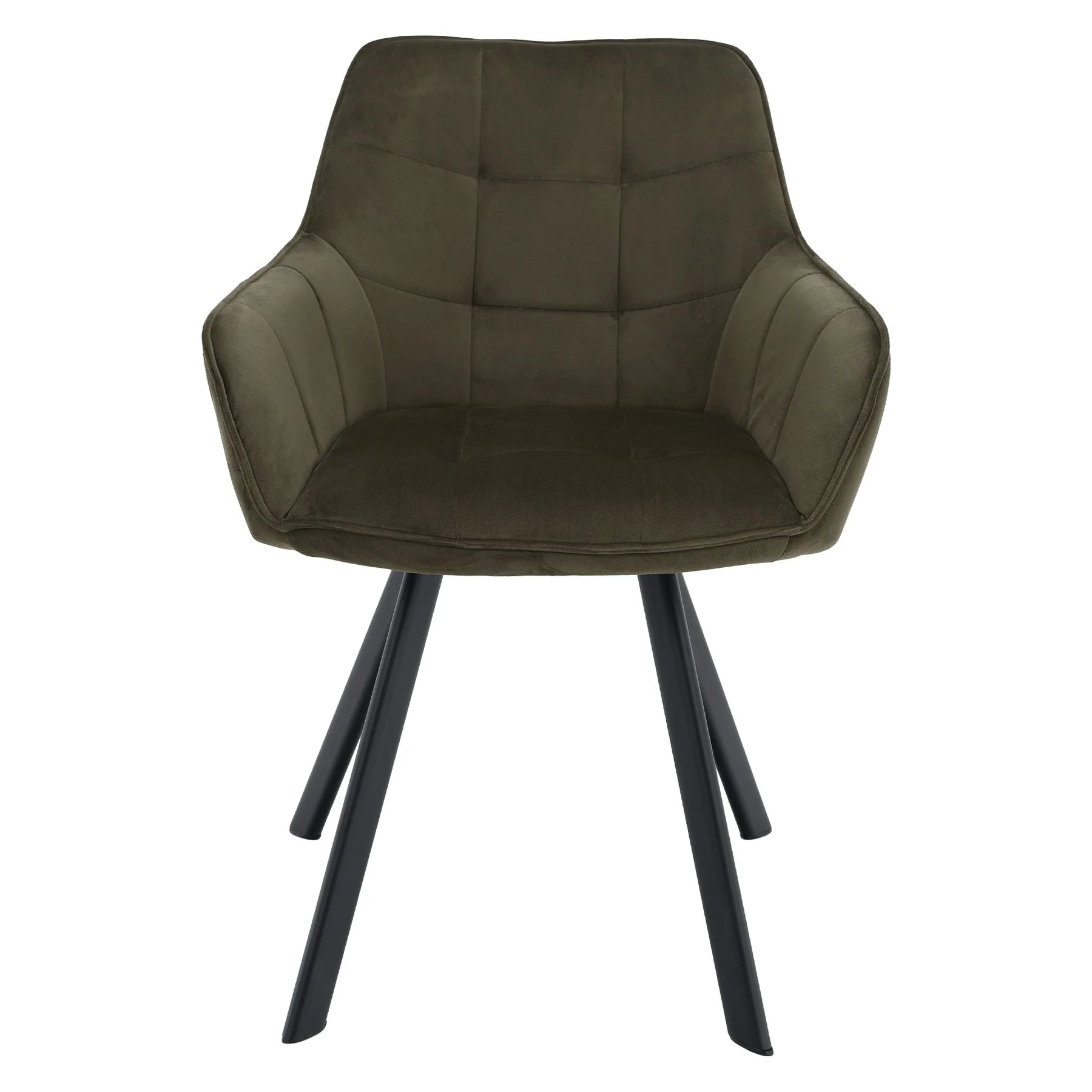 Scaun PETIN, stofa verde - Bluvel 77, 59x62x85 cm