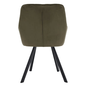 Scaun PETIN, stofa verde - Bluvel 77, 59x62x85 cm