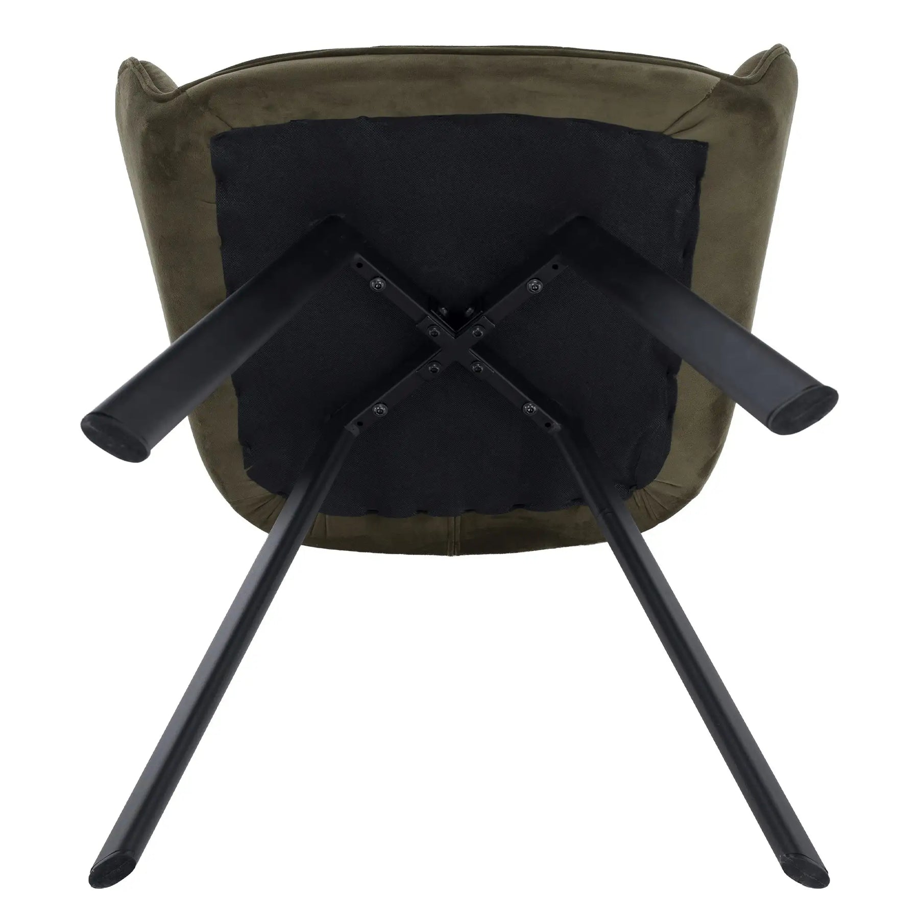 Scaun PETIN, stofa verde - Bluvel 77, 59x62x85 cm