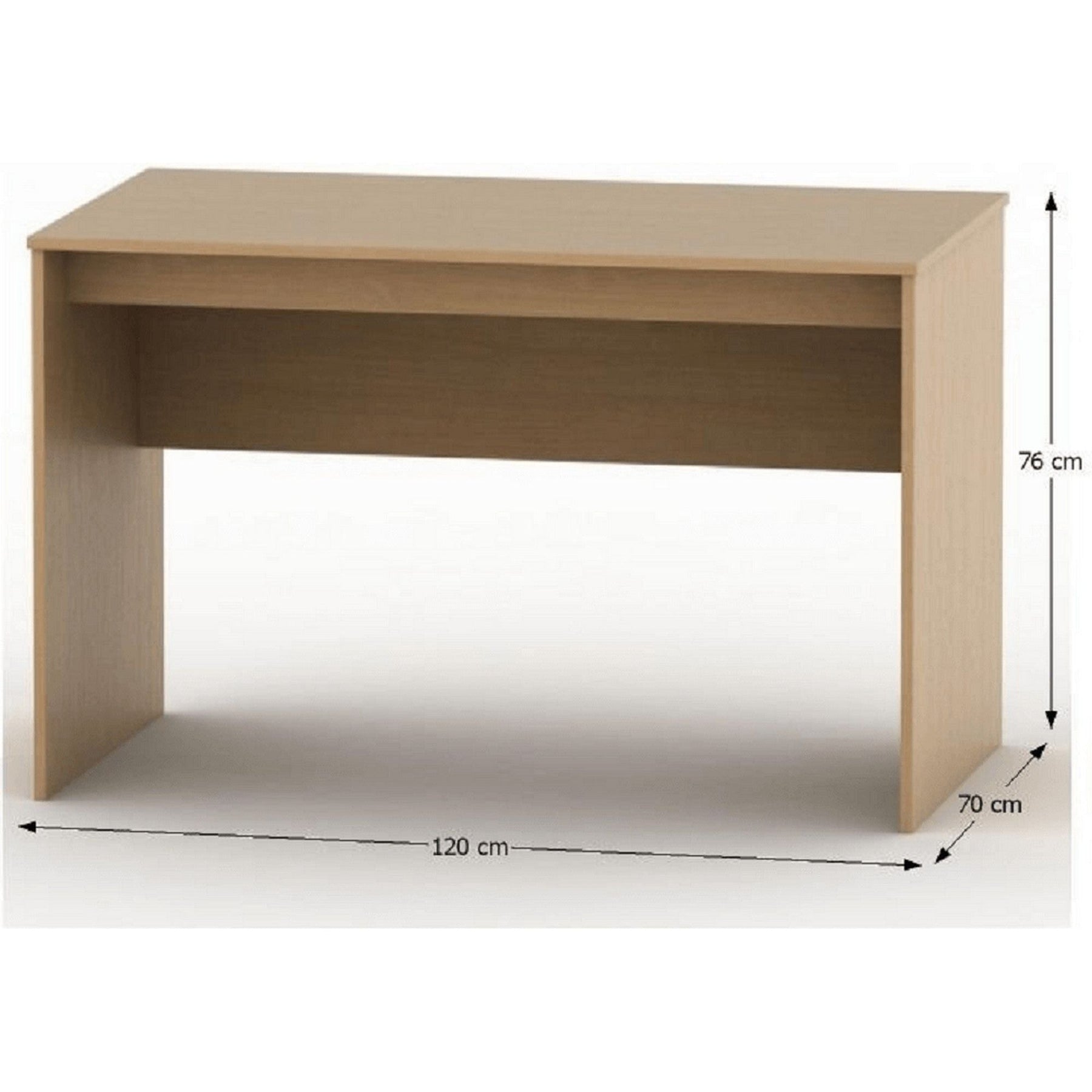 Masa de scris, stejar sonoma, TEMPO ASISTENT NEW 021 PI