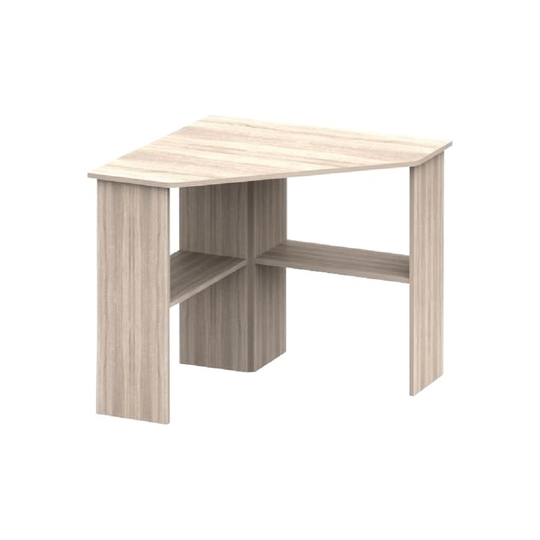 Masă PC, de colţ, stejar sonoma, RONY NEW