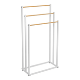 Stander prosoape POLDO, alb, metal, 44x22x86 cm