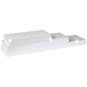 Polita GANA FY 11044-5, alb lucios, 30x25x5 cm
