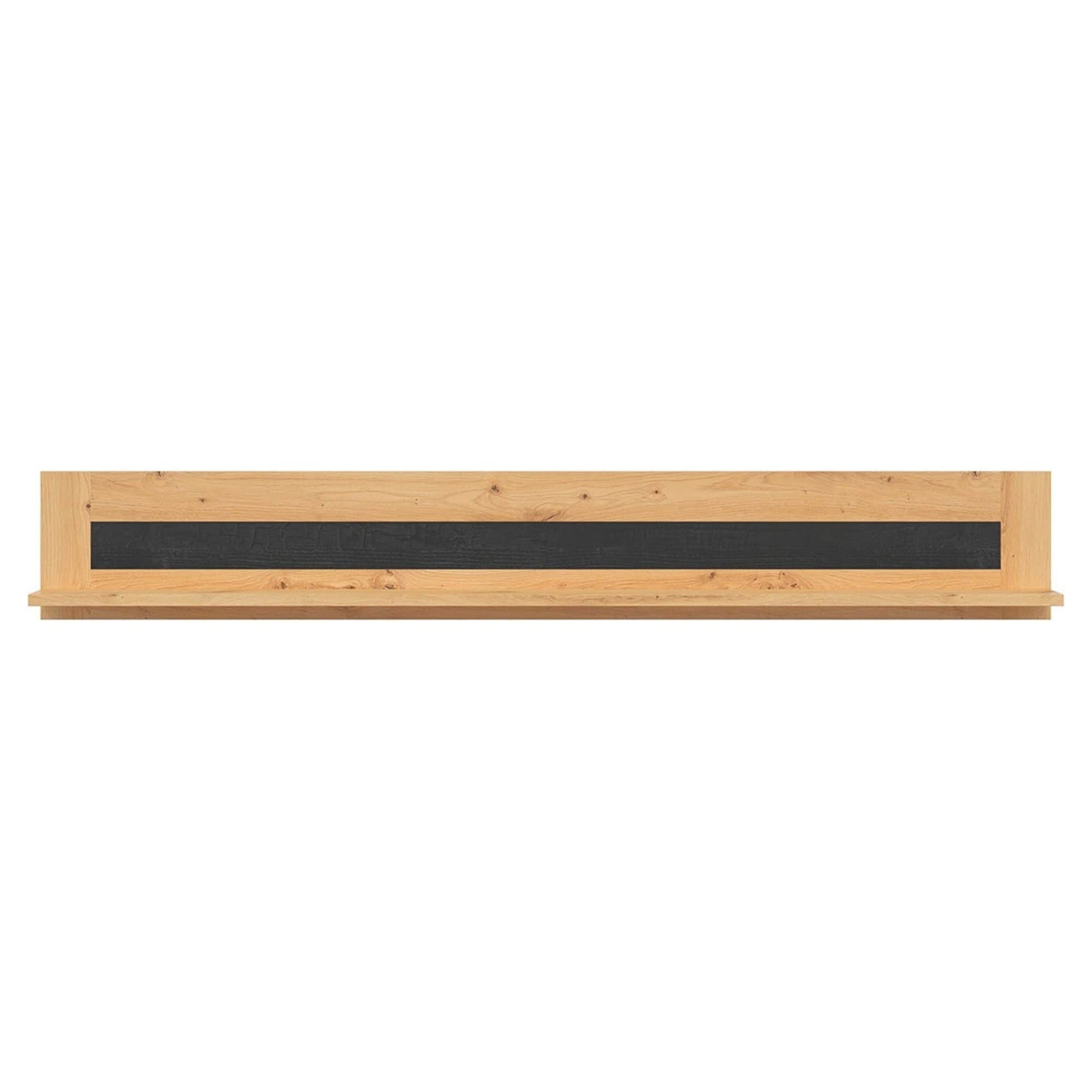 Polita BERGEN OCN-28685, stejar artisan/negru