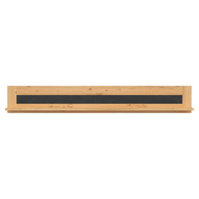 Polita BERGEN OCN-28685, stejar artisan/negru