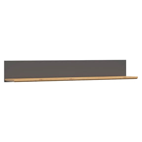 Polita BERGEN OCN-28687, gri grafit/stejar artisan
