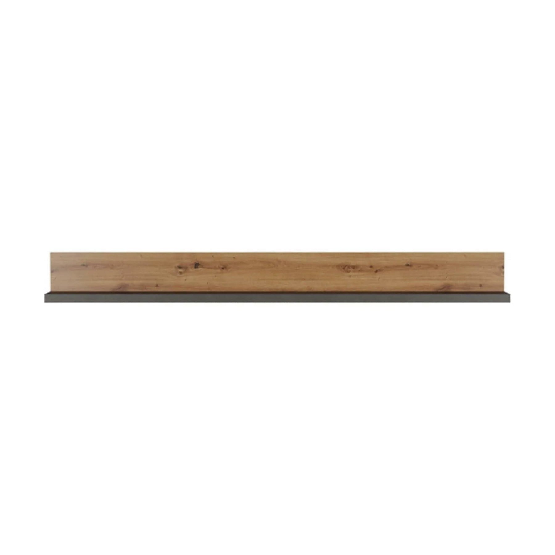 Polita FOLLOW, stejar artisan, PAL laminat, 180X22X20 cm