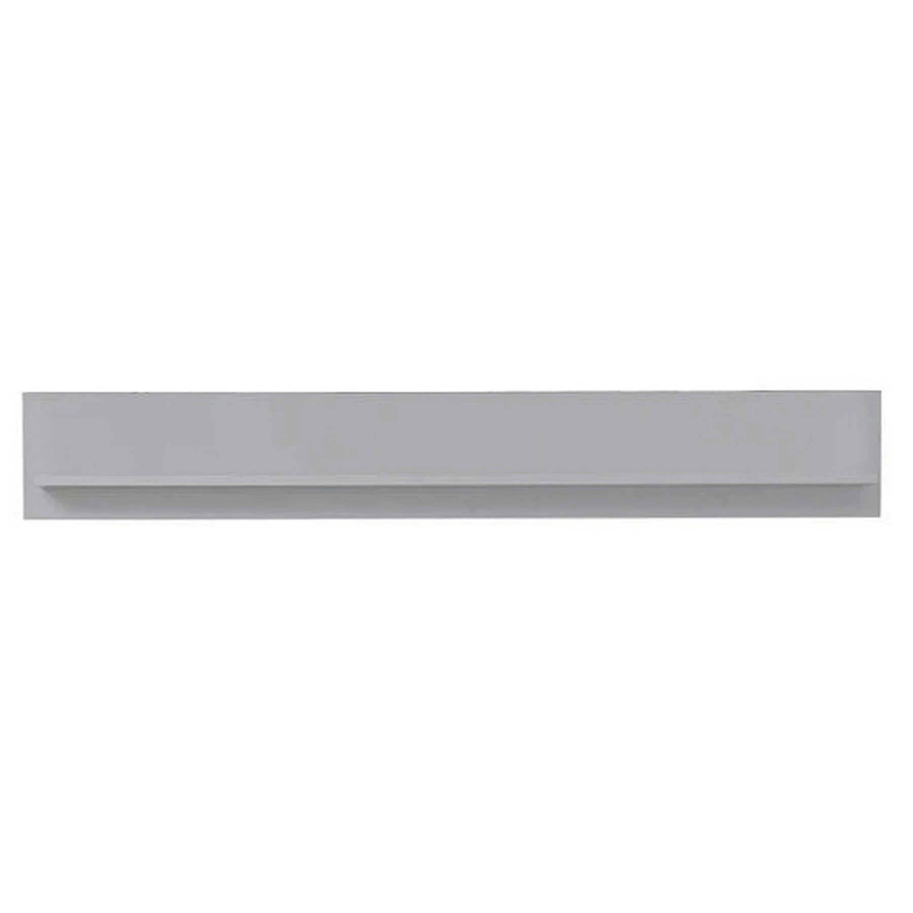 Polita perete alba BRANDSON, alb, PAL laminat, 139x18x21 cm