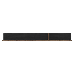Polita KASSEL, nuc/negru, PAL, 150x19.5x17 cm