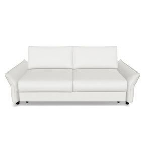 Canapea extensibila CANTO 160, stofă/lemn/PAL, maro - Rosario 472, 218×106×82 cm