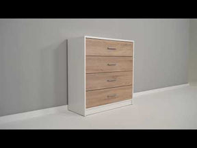 Comoda BERGEN OCN-29594, stejar sonoma/alb