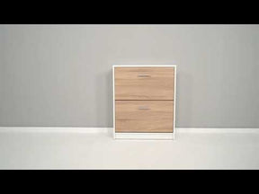 Pantofar BERGEN OCN-28885, stejar sonoma/alb