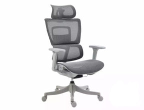 Scaun de birou WINNER, gri, plasa, 64x51x114 cm