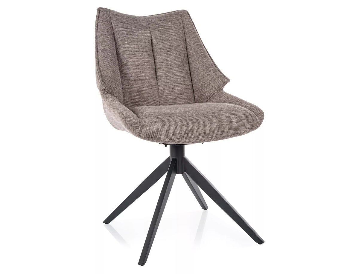 Scaun CODA, bej - Brego 34, stofa clasica/metal, 56x46x91 cm