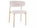 Scaun ELTON D, bej deschis - Brego 22/stejar, stofa clasica/metal, 56x46x80 cm