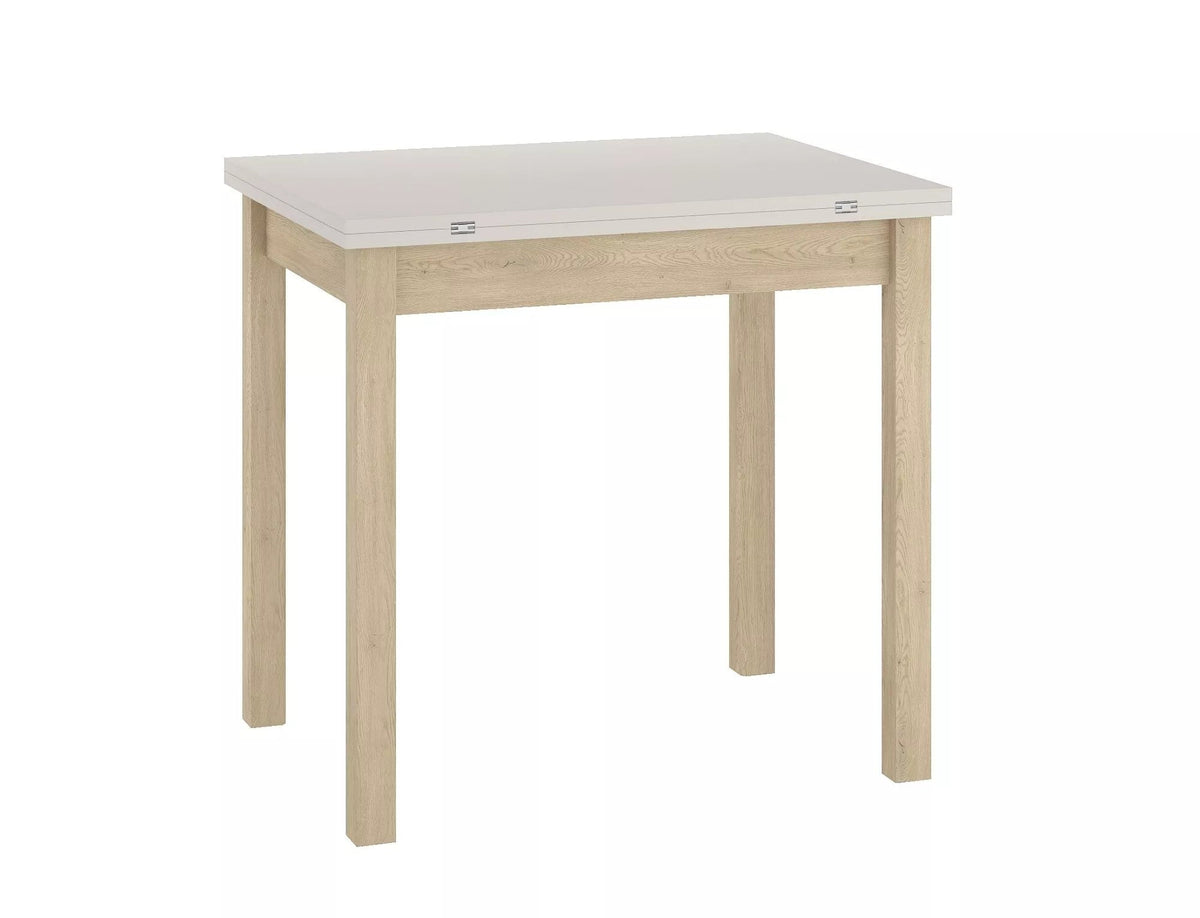 Masa extensibila FLIP, casmir/stejar, PAL laminat, 60/120x80x78 cm