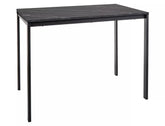 Masa MARIO, negru cu efect de marmura, 100x60x75 cm