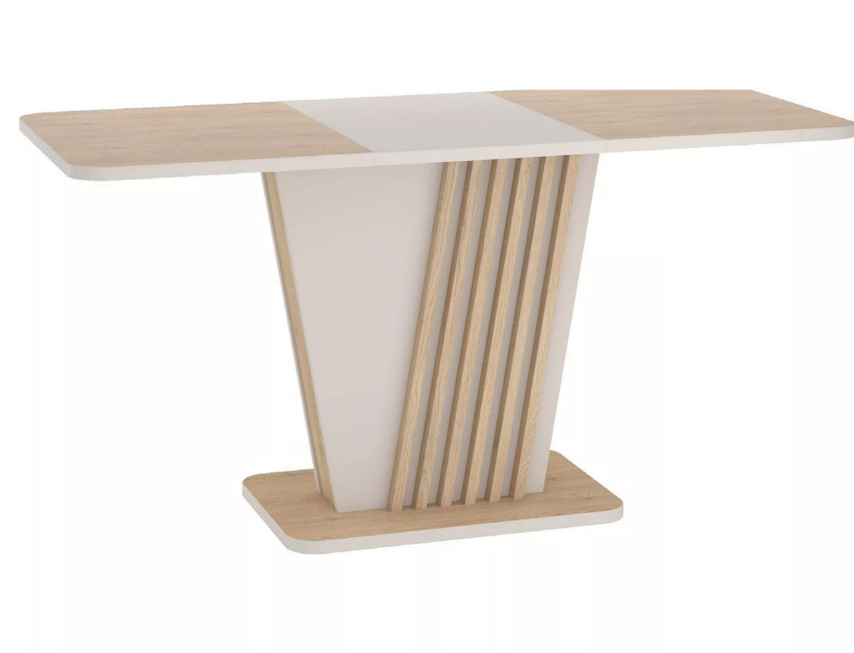 Masa extensibila NEVIO, stejar/casmir, PAL laminat, 125/170x75x76 cm