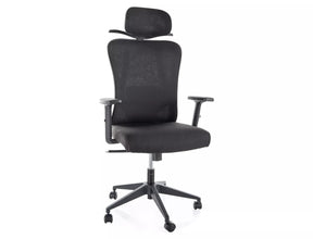 Scaun de birou Q-080 M, negru, 67x50x115/125 cm