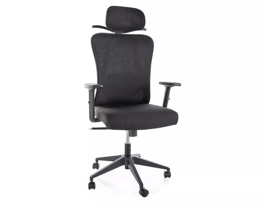 Scaun de birou Q-080 M, negru, 67x50x115/125 cm