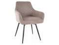 Scaun SERVIO, bej - Brego 34, stofa clasica/metal, 55x45x88 cm
