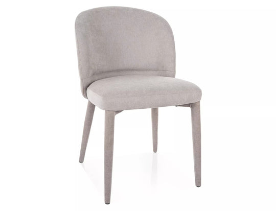 Scaun TINO, gri deschis - Wind 84, stofa clasica, 50x45x81 cm