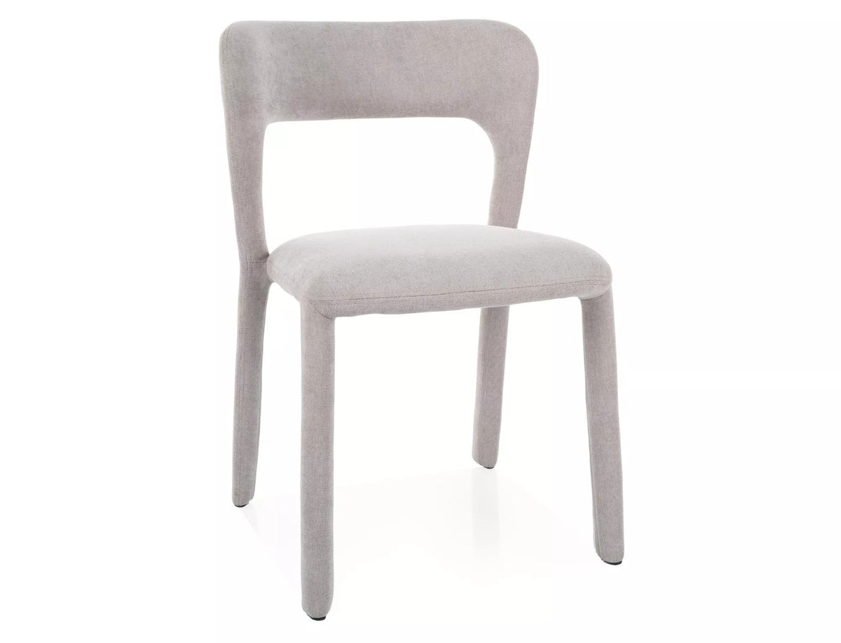 Scaun VICO, gri deschis - Wind 84, stofa clasica, 49x48x77 cm