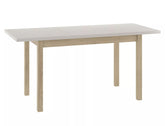 Masa extensibila ADAM, casmir/stejar, PAL laminat, 100/140x60x75 cm