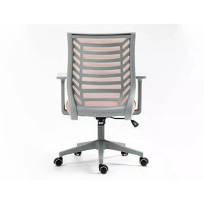 Scaun birou DETROIT OCN-38444, roz/gri